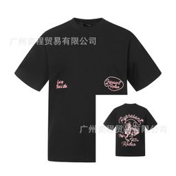 thumbnail for REPRESENT ICON American Skull Distressed Vintage Doberman Pinscher Print High Street Shark Short Sleeve Men's T-Shirt