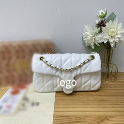 thumbnail for Cross-border new solid color 2026 chain bag, diamond pattern small Chanel style versatile versatile single-shoulder crossbody bag small square bag for women