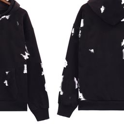 thumbnail for American Sweatshirt Fashion Foam Ring Printed Kapok Suit Men&#039;s Casual Terry Light Brushed Hoodie