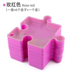 thumbnail for Creative storage box: 6 layers of splicing, three-dimensional classification, storage and organization puzzle of children's puzzles, peripheral accessories