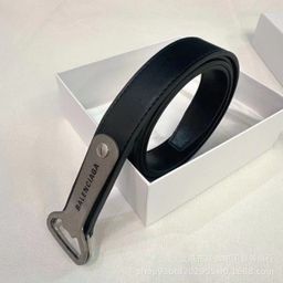 thumbnail for Paris corkscrew cowhide belt versatile length adjustable leather belt manufacturer wholesale leather belt trendy style