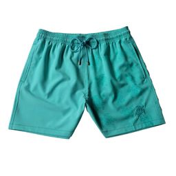 thumbnail for Shorts masculinos de secagem rápida Turtle Beach com cintura elástica, calção de banho forrado, comprimento três quartos, moda mais vendida na Europa e América.