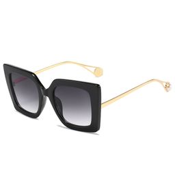 thumbnail for Cross-border hot personalized colorful new sunglasses ladies fashion glasses square sunglasses women's trendy European and American big frame