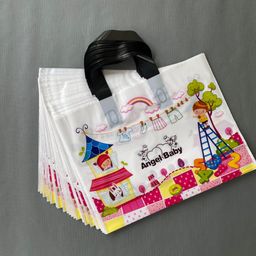 thumbnail for New Thickened Men's and Women's Shoe Store Clothing Store Bag Plastic Bag Gift Packaging Shopping Bag Printable logo