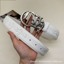 thumbnail for Ch Cross Color Crow Belt Classic Belt Men's and Women's Jeans Belt Retro Fashion Belt Trendy Belt