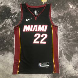thumbnail for Season 23 Heat V-neck black No. 6 James No. 3 Wade No. 14 Hiro No. 22 Butler NBA jersey