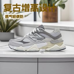 thumbnail for 纯原高版本nb9060千禧小象蹄男女休闲舒适透气增高跑步运动老爹鞋