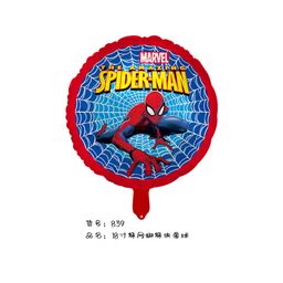 thumbnail for Cross-border New Marvel Avengers Spiderman Captain America Cartoon Aluminum Film Balloon Children&#039;s Birthday Decoration