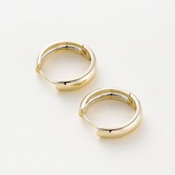 thumbnail for 14K Pure Copper Solid Gold Plated Earrings Earrings Earrings Earrings Fashion Korean Version Simple Glossy Earrings European and American Earrings DIY