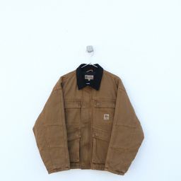 thumbnail for High Edition: STU Holiday Collection Dyeed, Washed, Distressed Corduroy Lapel, Four Pockets, Vintage Cargo Jacket, Padded Jacket