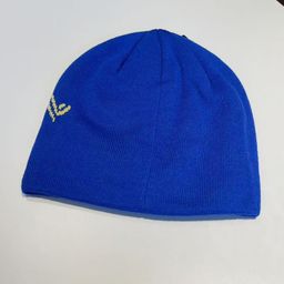 thumbnail for Autumn and winter R letter jacquard wool cap thickened large version flanging men&#039;s and women&#039;s all-match warm cap bird cold cap ~