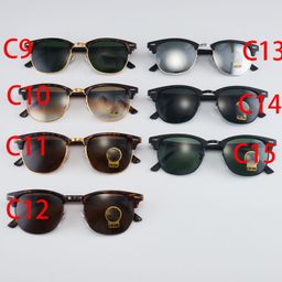 thumbnail for Foreign trade wholesale metal colorful film glass retro small frame sunglasses European and American fashion sunscreen glasses