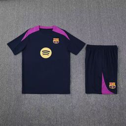 thumbnail for 24252627 Football Training Uniforms Arsenal Real Madrid Barcelona Chelsea Ajax Brazil Paris France Short-Sleeved