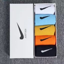 thumbnail for Gift boxed socks, men's and women's long ins, tide and versatile, medium cut, student sports, basketball, running, sweat-absorbing, breathable socks