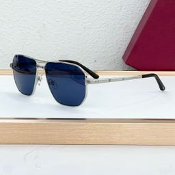 thumbnail for CT0424 European and American fashion titanium square personality trend men's driving sunglasses cross-border card home versatile sunglasses