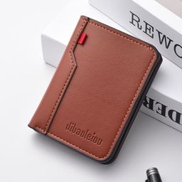 thumbnail for Vertical wallet short men's wallet wholesale men's small wallet men's gold clip men's wallet men's wallet