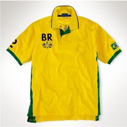 thumbnail for Camisa POLO masculina de verão transfronteiriça com bandeira da Malásia bordada, estilo nacional casual oversized, camiseta masculina de manga curta.