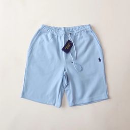 thumbnail for High-Quality Cross-Border Foreign Trade Rl Basic Solid Color Classic Embroidered Pony Logo Polo Casual Sports Shorts Five-Point Pants