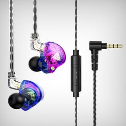 thumbnail for Qkz Ak6 Pro Headphones Hifi Fever Subwoofer In-Ear Wired Mobile Phone Computer Cross-Border Headphones