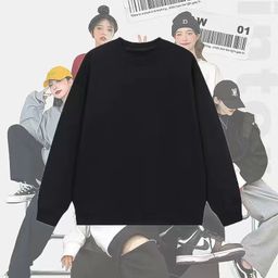 thumbnail for Autumn and winter high-end cotton terry and fleece hooded sweatshirt basic men's and women's hooded jackets and sweatshirts cross-border e-commerce