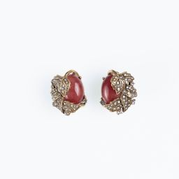 thumbnail for Cross-border explosive jewelry collection, link earrings, niche design, handmade high-end designer, earrings, women's high-end