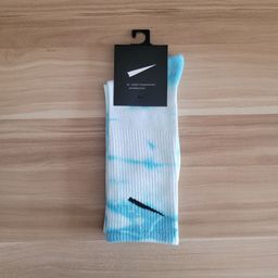 thumbnail for Spring and summer high-cut mid-barrel color tie-dye men's and women's casual sports, fashionable and versatile, trendy ins, hook socks
