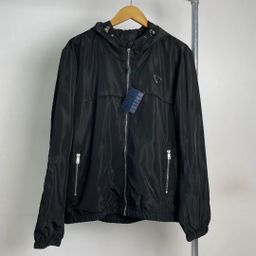 thumbnail for European Style Spring and Summer New Metal Triangle Logo Hooded Jacket Slim Fit Men's Stylish Young Casual Jacket