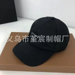 thumbnail for high quality P letter cap men&#039s and women&#039s inverted triangle net red baseball cap casual fashion sunshade hat