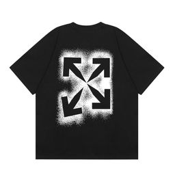 thumbnail for 2025 Cross-Border Trendy Brand New Summer of Printed Loose Short-Sleeved T-Shirts for Men and Women Couples Collection Ready for Sale