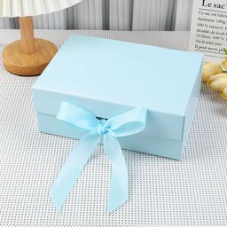 thumbnail for In Stock Magnet One Piece Folding Box Flap Box Gift Universal Packaging Box Gift Box Wholesale High-end Customization