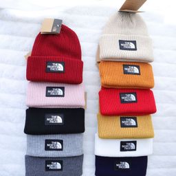 thumbnail for New hat men's and women's winter knitted hat with fleece warm hat men's beanie Korean version trendy outdoor sports ski hat