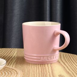 thumbnail for Caneca de cerâmica estilo francês, caneca moderna para casais, caneca de água de alto valor, caneca de chá com tampa, edição colaborativa.