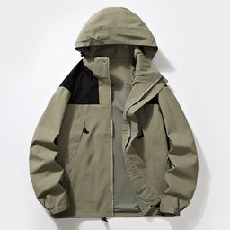 thumbnail for Windproof and Waterproof North Face Mountain-Style Outdoor Couple's Jacket, Thin Single-Layer Mountaineering Clothing, Lightweight Workwear