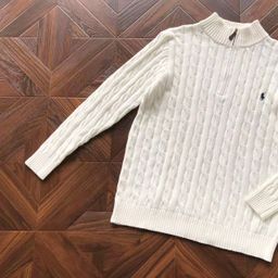 thumbnail for Spring and Autumn Thin Pony Hooded RL Cardigan Solid Color Sweater Embroidered Loose plus size Paul Men&#039s Polo Jacket