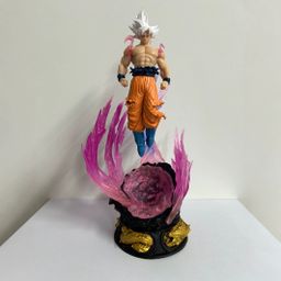 thumbnail for Seven-Bead Free Spirit Goku White Single-Headed Sculpture with Luminous Platform Saiyan Model Ornaments Wholesale
