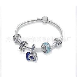 thumbnail for Conjunto de pulseiras de viagem de escolha de estrelas de conto de fadas em prata Pandora S925 de venda quente transfronteiriça, pulseira elegante e fashion para mulheres.
