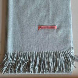 thumbnail for Women's winter scarf double-sided rainbow plaid shawl long seahorse fur color-block scarf with men's tassels