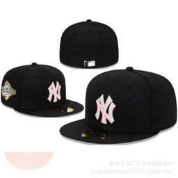 thumbnail for Cross-border American SOX fully enclosed baseball team Dodgers baseball cap embroidery hip hop Yankees closed flat brim hat