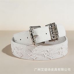 thumbnail for 美式克罗新款CH经典十字架明星同款皮带 个性腰带西部朋克皮腰带