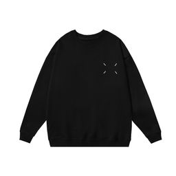 thumbnail for Cross-Border Ma1S0Nmela Mm6 Round-Neck Unisex Pure Cotton Long-Sleeve Sweatshirt with Fleece Casual Trendy Style