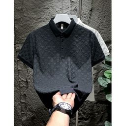 thumbnail for Camiseta polo masculina de nicho de alta qualidade, manga curta, verão 2024, nova camiseta fina da moda.