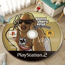 thumbnail for Cross-border cartoon CD living room carpet e-sports room technology bedside blanket Amazon drop distribution coffee table blanket entrance floor mat