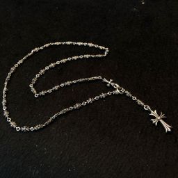 thumbnail for Classic cross necklace men's cross set chain women's ins, trendy European and American fashion brands, fashionable, sweet and cool, neutral sweatshirt chains