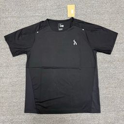 thumbnail for In-Stock Quick-Dry Seamless Short-Sleeve T-Shirt, Crew Neck, Men's Loose Breathable Perforated Fitness Running Elastic Casual Top, Trendy