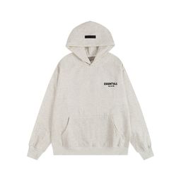 thumbnail for American Fashion Brand FOG New Black Letter ESSENTIAL Pullover Hooded Sweater for Men and Women Couple High Street Hoodie