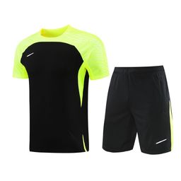 thumbnail for Basketball uniform, round neck, short sleeve sports suit, summer gym shorts, running, football jersey, two-piece set, one piece dropshipping