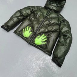 thumbnail for Winter new Mertra warm cotton jacket thickened splicing embroidery warm bread jacket loose and unisex trendy