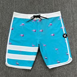 thumbnail for Cross-border foreign trade in stock beach pants printed casual quick-drying men's beach pants wholesale fitness pants surfing pants