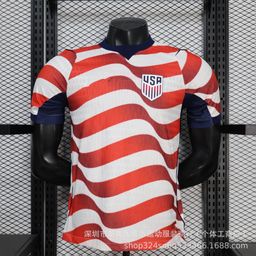 thumbnail for 26 World Cup Jerseys Germany Argentina Portugal Spain Player Version France Brazil National Team Football Uniforms