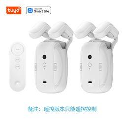 thumbnail for Motor de cortina elétrica, assistente de cortina para casa inteligente, controle remoto para celular tuya, companheiro de cortina inteligente automático